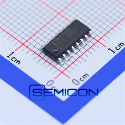 SEMICON MAX232ACSE+T Pemancar/Penerima Ganda RS-232 16-Pin SOIC