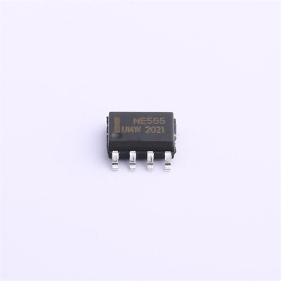 NE555 NE555DR Komponen Elektronik Chip IC SMD SOP8 Timer Presisi Tinggi